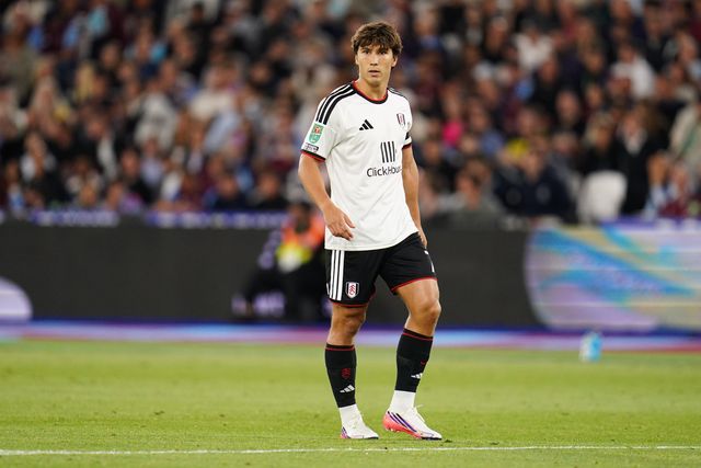 Gonzalo Garcia of Fulham during the Carabao Cup round 3 match West Ham United vs Fulham at London Stadium, London, United Kingdom on 15 September 2026

(Photo by Harvey Murphy/News Images)