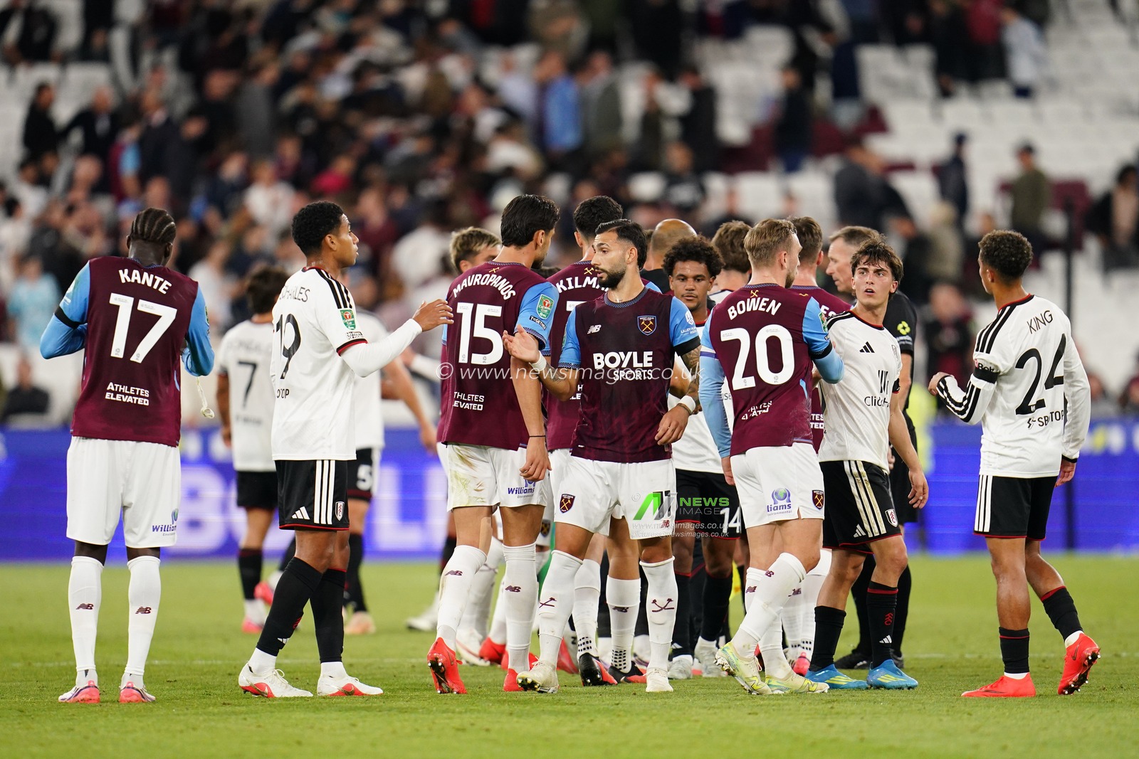 Carabao Cup round 3 West Ham United v Fulham