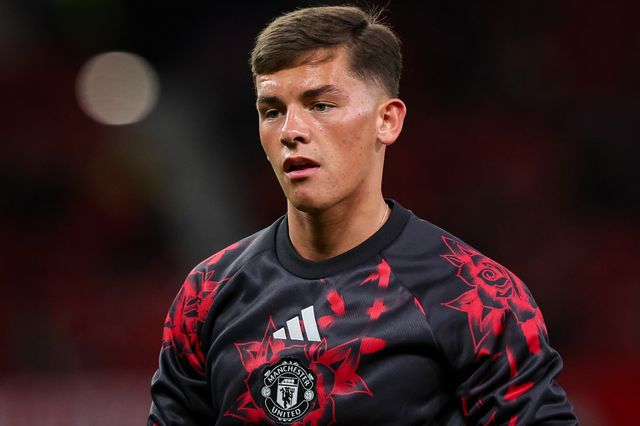 Shea Lacey of Manchester United in the pregame warmup session  during the Carabao Cup round 3 match Manchester United vs Brighton & Hove Albion at Old Trafford, Manchester, United Kingdom on 16 September 2026

(Photo by Mark Cosgrove/News Images)