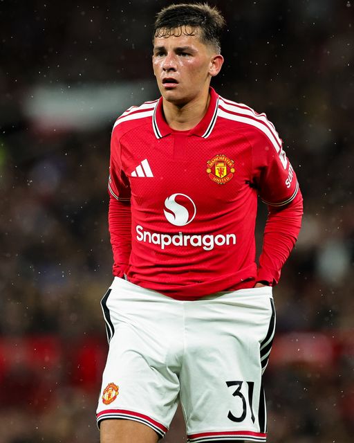 Shea Lacey of Manchester United in action during the Carabao Cup round 3 match Manchester United vs Brighton & Hove Albion at Old Trafford, Manchester, United Kingdom on 16 September 2026

(Photo by Mark Cosgrove/News Images)