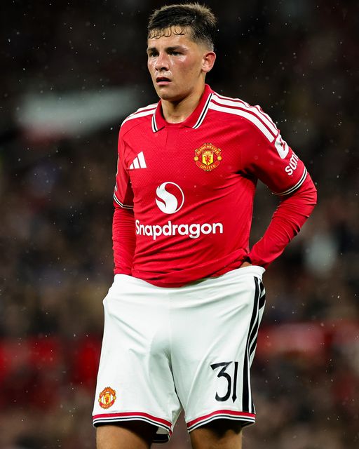 Shea Lacey of Manchester United in action during the Carabao Cup round 3 match Manchester United vs Brighton & Hove Albion at Old Trafford, Manchester, United Kingdom on 16 September 2026

(Photo by Mark Cosgrove/News Images)