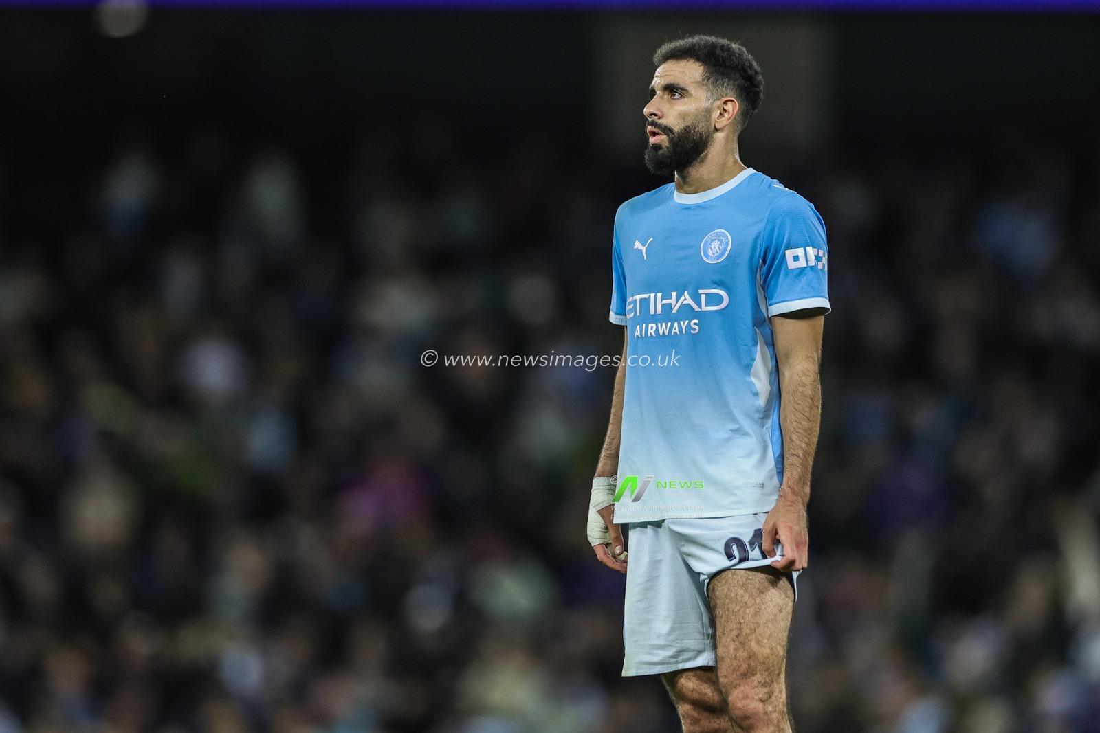 Rayan Ait-Nouri of Manchester City during the Carabao Cup round 3 match Manchester City vs Norwich City at Etihad Stadium, Manchester, United Kingdom on 17 September 2026

(Photo by Mark Cosgrove/News Images)