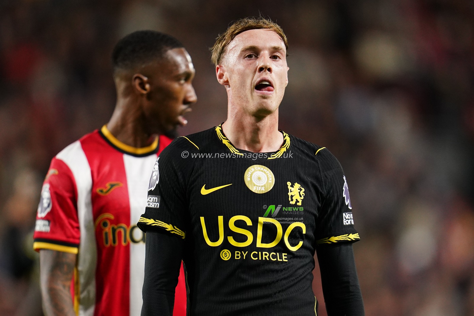 Cole Palmer of Chelsea during the Premier League match Brentford vs Chelsea at GTECH Community Stadium, London, United Kingdom on 18 September 2026

(Photo by Harvey Murphy/News Images)