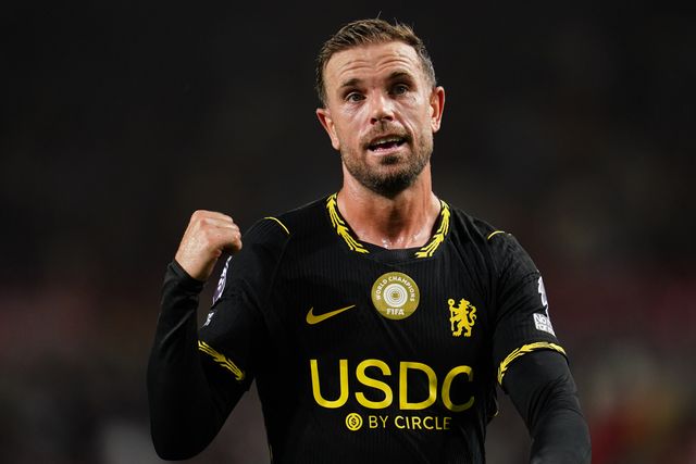 Jordan Henderson of Chelsea during the Premier League match Brentford vs Chelsea at GTECH Community Stadium, London, United Kingdom on 18 September 2026

(Photo by Harvey Murphy/News Images)