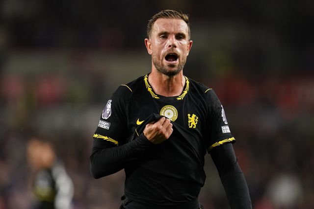 Jordan Henderson of Chelsea during the Premier League match Brentford vs Chelsea at GTECH Community Stadium, London, United Kingdom on 18 September 2026

(Photo by Harvey Murphy/News Images)
