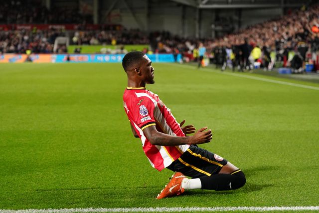 Jaidon Anthony of Brentford makes it 1-0 during the Premier League match Brentford vs Chelsea at GTECH Community Stadium, London, United Kingdom on 18 September 2026

(Photo by Harvey Murphy/News Images)