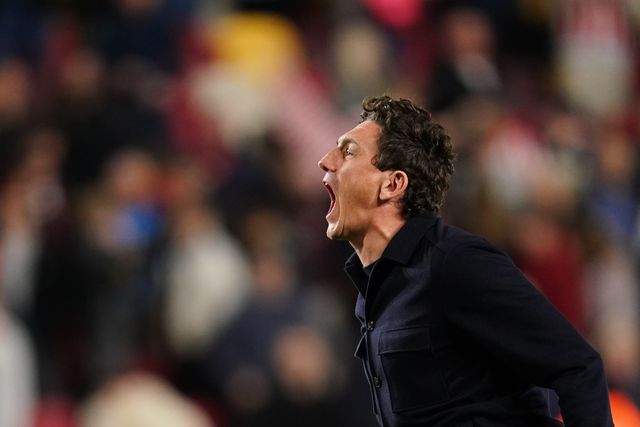 Keith Andrews manager of Brentford during the Premier League match Brentford vs Chelsea at GTECH Community Stadium, London, United Kingdom on 18 September 2026

(Photo by Harvey Murphy/News Images)