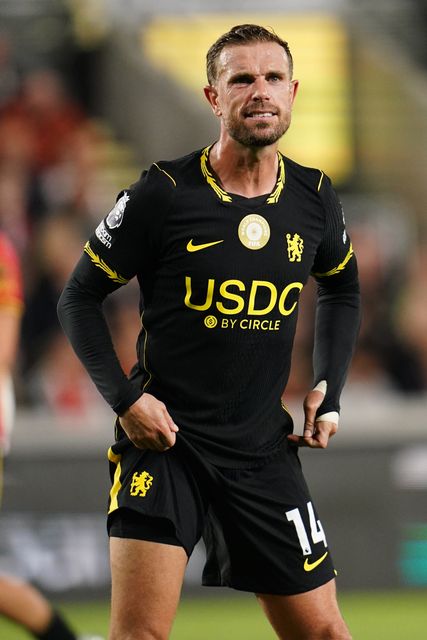 Jordan Henderson of Chelsea during the Premier League match Brentford vs Chelsea at GTECH Community Stadium, London, United Kingdom on 18 September 2026

(Photo by Harvey Murphy/News Images)