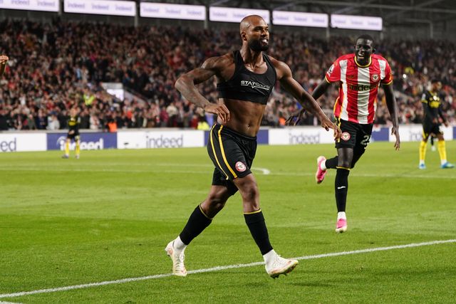 Igor Thiago of Brentford makes it 2-0 and celebrates during the Premier League match Brentford vs Chelsea at GTECH Community Stadium, London, United Kingdom on 18 September 2026

(Photo by Harvey Murphy/News Images)