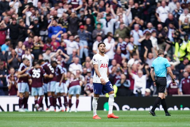 Omar Marmoush of Tottenham Hotspur as Aston Villa take 0-1 lead during the Premier League match Tottenham Hotspur vs Aston Villa at Tottenham Hotspur Stadium, London, United Kingdom on 19 September 2026

(Photo by Harvey Murphy/News Images)