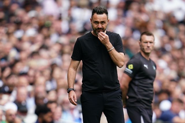 Roberto De Zerbi manager of Tottenham Hotspur during the Premier League match Tottenham Hotspur vs Aston Villa at Tottenham Hotspur Stadium, London, United Kingdom on 19 September 2026

(Photo by Harvey Murphy/News Images)