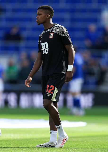 Florentino Luis of Ipswich Town warms up prior to the Premier League match Everton vs Ipswich Town at Hill Dickinson Stadium, Liverpool, United Kingdom on 19 September 2026

(Photo by Jorge Horsted/News Images)