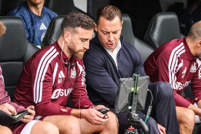 Matthias Jaissle manager of Newcastle United during the Premier League match Newcastle Untied vs Hull City at St. James's Park, Newcastle, United Kingdom on 19 September 2026

(Photo by Alfie Cosgrove/News Images)