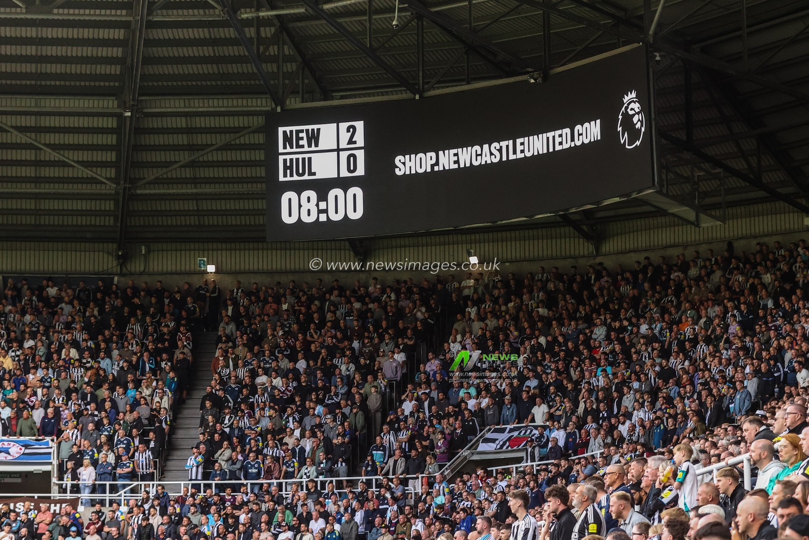 Newcastle United take an early 2-0 lead against Hull City during the Premier League match Newcastle Untied vs Hull City at St. James's Park, Newcastle, United Kingdom on 19 September 2026

(Photo by Alfie Cosgrove/News Images)