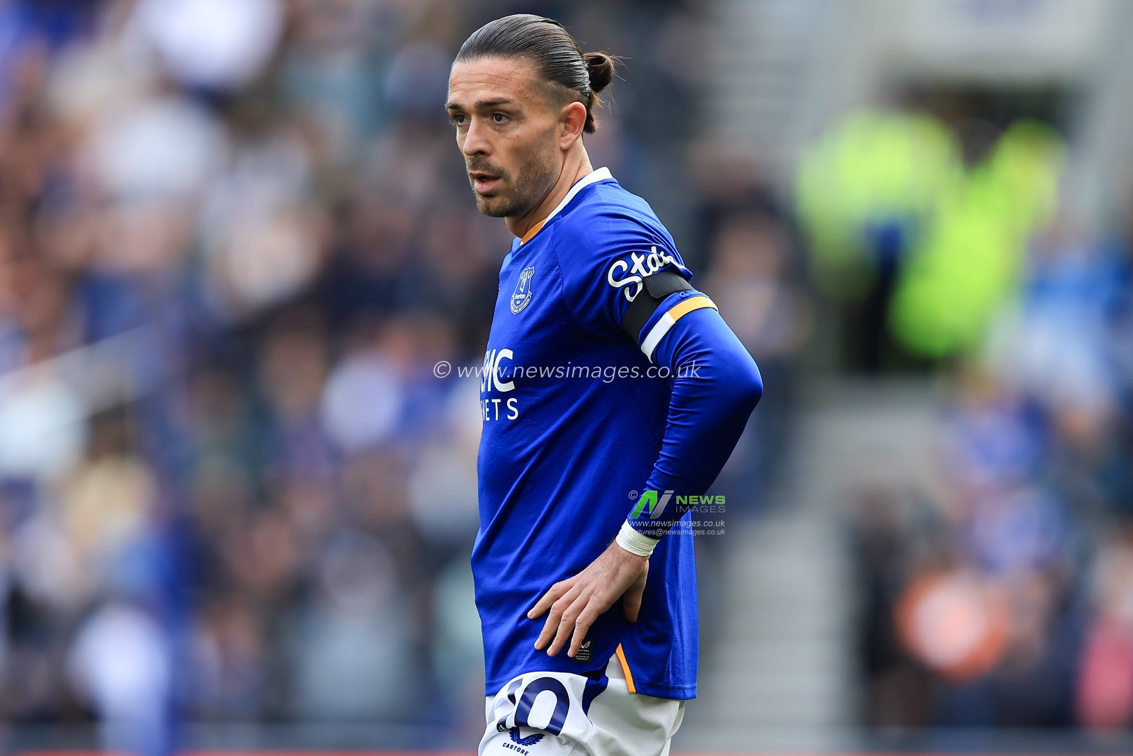 Jack Grealish of Everton during the Premier League match Everton vs Ipswich Town at Hill Dickinson Stadium, Liverpool, United Kingdom on 19 September 2026

(Photo by Jorge Horsted/News Images)