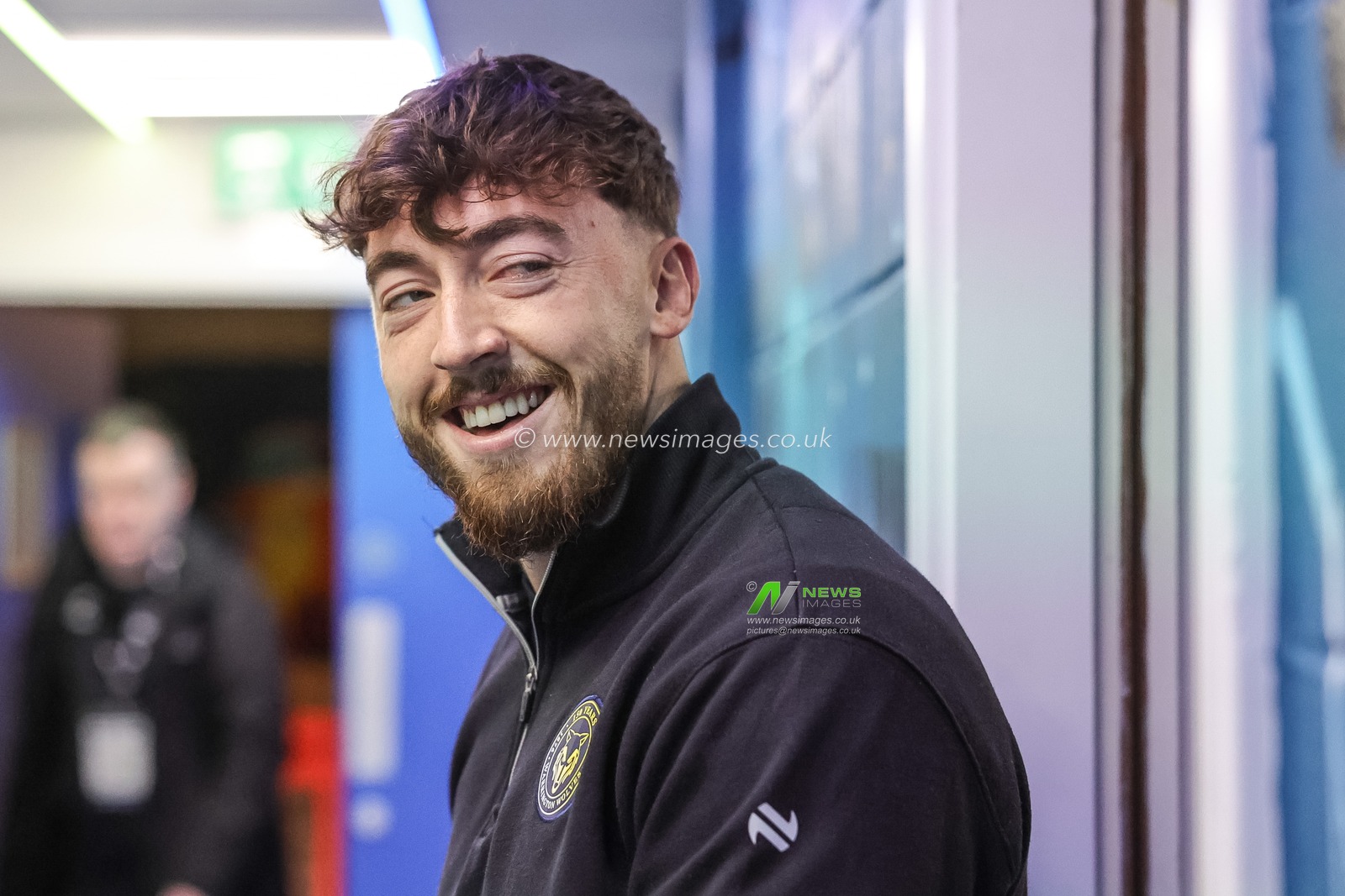 Matty Ashton of Warrington Wolves arrives during the Betfred Super League Play-off Eliminator round match Warrington Wolves vs Hull KR at The Halliwell Jones Stadium, Warrington, United Kingdom on 19 September 2026

(Photo by Mark Cosgrove/News Images)