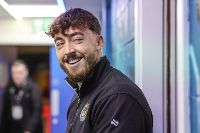 Matty Ashton of Warrington Wolves arrives during the Betfred Super League Play-off Eliminator round match Warrington Wolves vs Hull KR at The Halliwell Jones Stadium, Warrington, United Kingdom on 19 September 2026

(Photo by Mark Cosgrove/News Images)