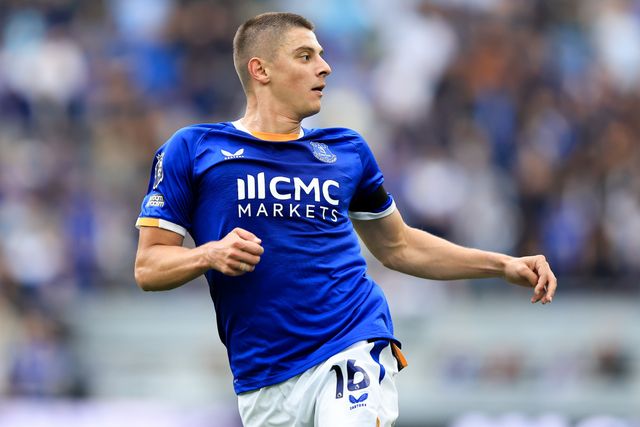 Vitaliy Mykolenko of Everton during the Premier League match Everton vs Ipswich Town at Hill Dickinson Stadium, Liverpool, United Kingdom on 19 September 2026

(Photo by Jorge Horsted/News Images)