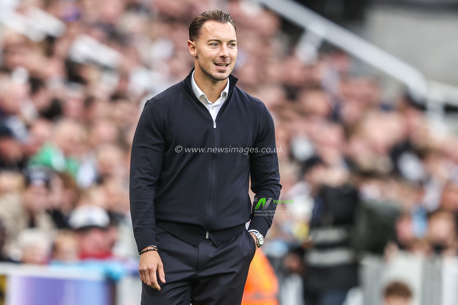 Matthias Jaissle manager of Newcastle United reacts during the Premier League match Newcastle Untied vs Hull City at St. James's Park, Newcastle, United Kingdom on 19 September 2026

(Photo by Alfie Cosgrove/News Images)