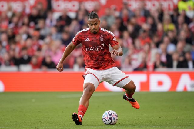 Murillo of Nottingham Forest passes the ball  during the Premier League match Nottingham Forest vs Coventry City at City Ground, Nottingham, United Kingdom on 19 September 2026

(Photo by Maynard Manyowa/News Images)