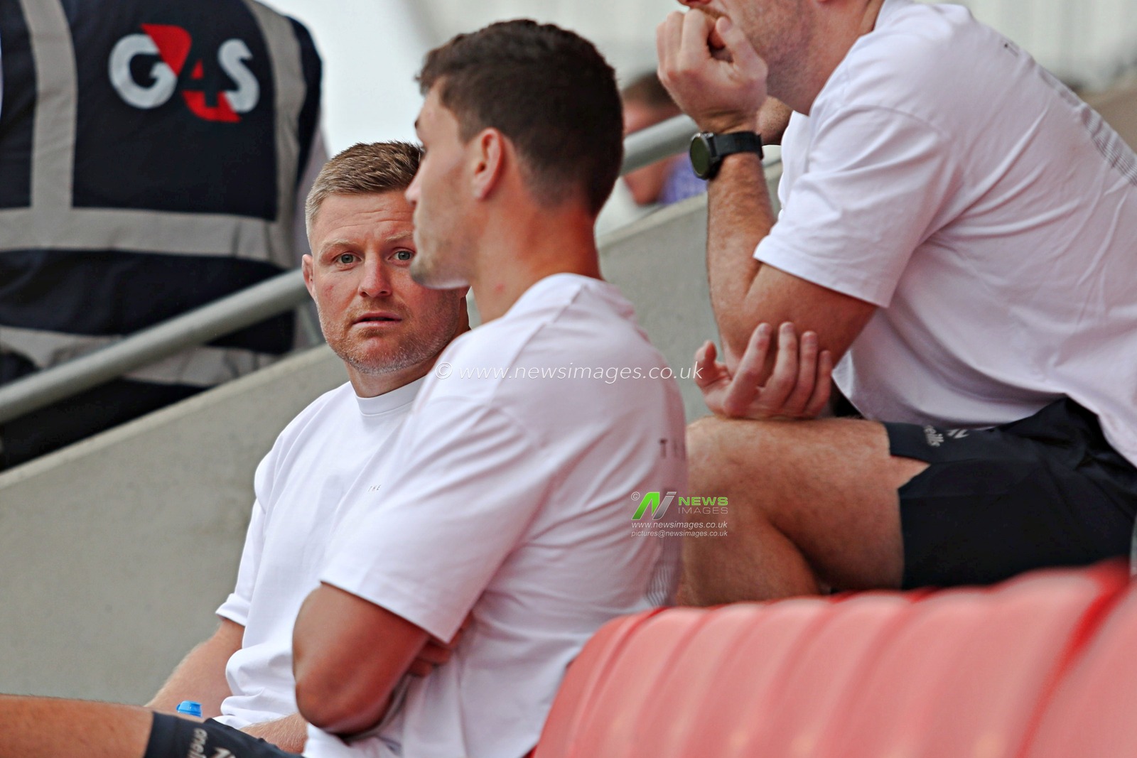 Luke Yates of Warrington Wolves before the Betfred Super League round 17 match Salford Red Devils vs Warrington Wolves at Salford Community Stadium, Eccles, United Kingdom, 4th July 2025(Photo by Sam Eaden/News Images)