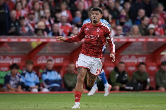 Morgan Gibbs-White of Nottingham Forest in action during the Premier League match Nottingham Forest vs Coventry City at City Ground, Nottingham, United Kingdom on 19 September 2026

(Photo by Maynard Manyowa/News Images)