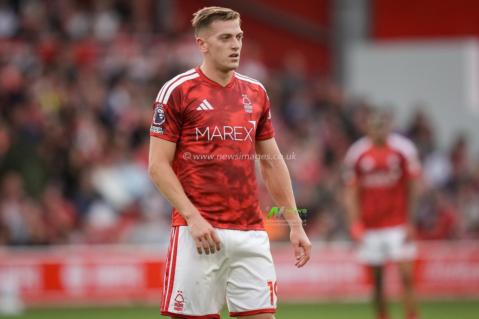 Liam Delap of Nottingham Forest in action during the Premier League match Nottingham Forest vs Coventry City at City Ground, Nottingham, United Kingdom on 19 September 2026

(Photo by Maynard Manyowa/News Images)