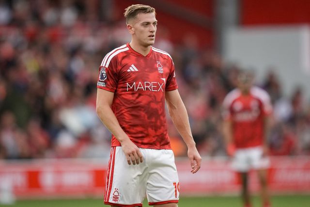 Liam Delap of Nottingham Forest in action during the Premier League match Nottingham Forest vs Coventry City at City Ground, Nottingham, United Kingdom on 19 September 2026

(Photo by Maynard Manyowa/News Images)