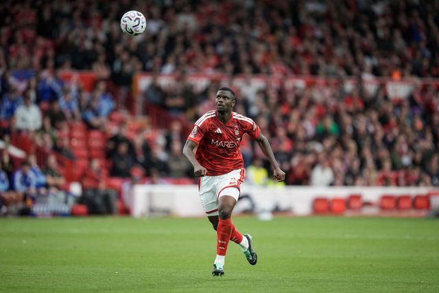 Ousmane Diomande of Nottingham Forest in action during the Premier League match Nottingham Forest vs Coventry City at City Ground, Nottingham, United Kingdom on 19 September 2026

(Photo by Maynard Manyowa/News Images)