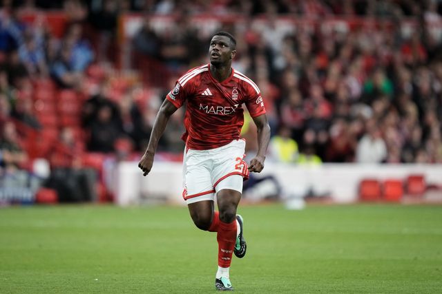Ousmane Diomande of Nottingham Forest in action during the Premier League match Nottingham Forest vs Coventry City at City Ground, Nottingham, United Kingdom on 19 September 2026

(Photo by Maynard Manyowa/News Images)