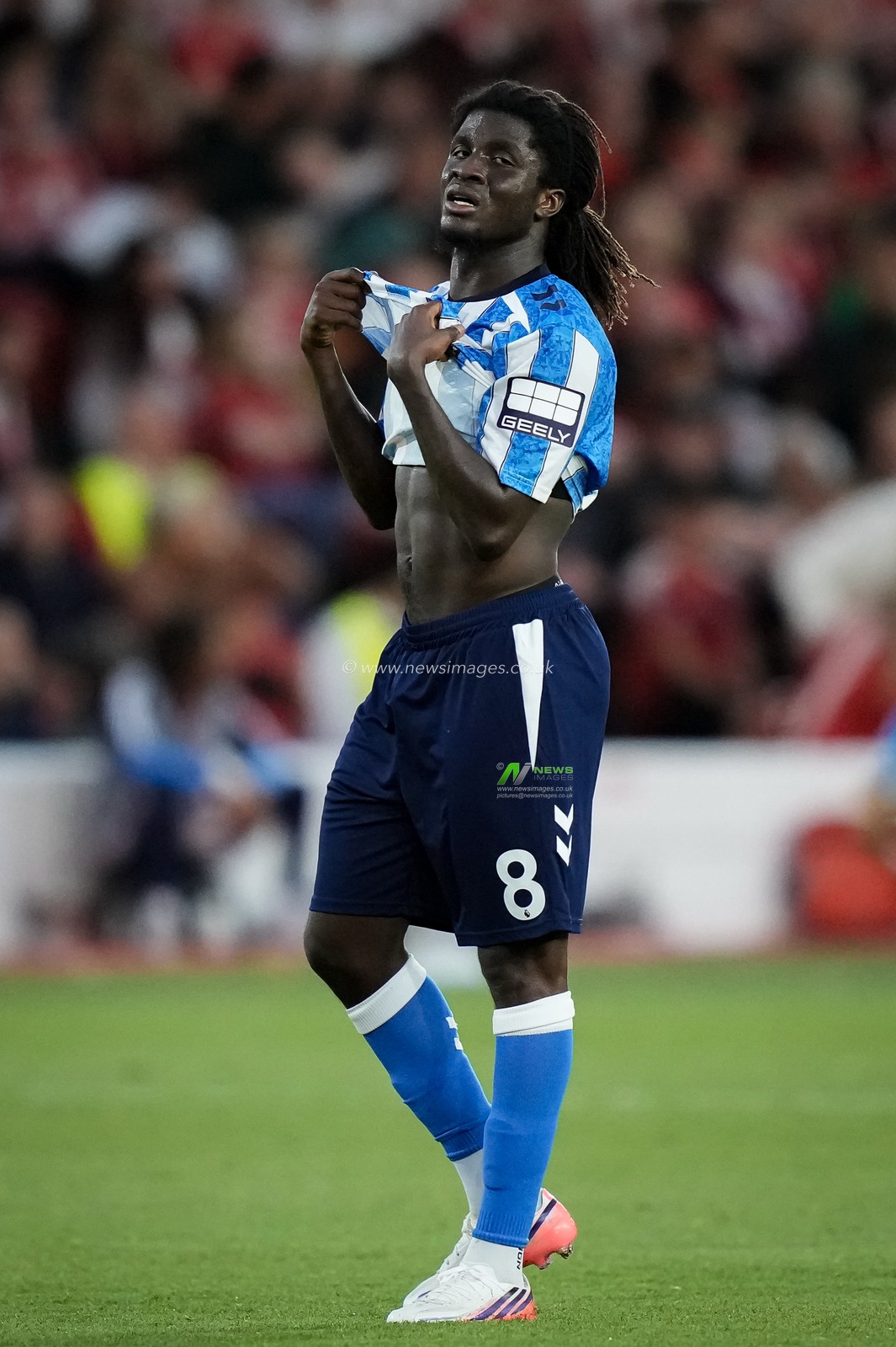 Caleb Yirenkyi of Coventry City in action during the Premier League match Nottingham Forest vs Coventry City at City Ground, Nottingham, United Kingdom on 19 September 2026

(Photo by Maynard Manyowa/News Images)