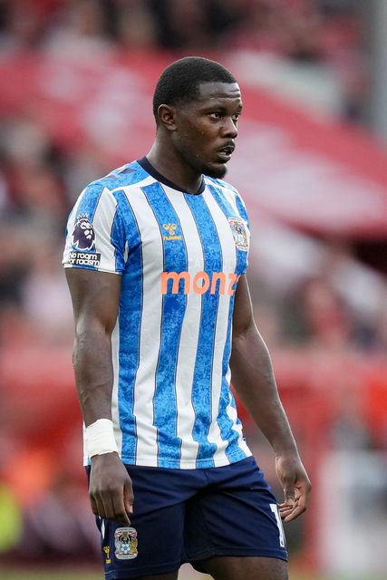 Ephron Mason-Clark of Coventry City in action during the Premier League match Nottingham Forest vs Coventry City at City Ground, Nottingham, United Kingdom on 19 September 2026

(Photo by Maynard Manyowa/News Images)