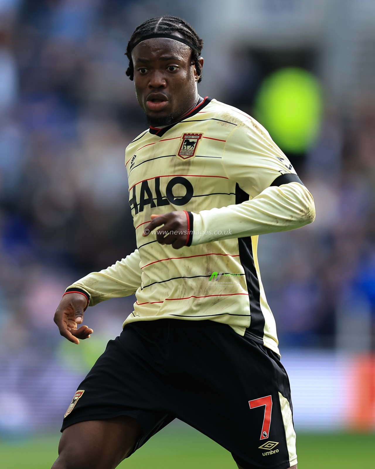 Abdul Fatawu of Ipswich Town during the Premier League match Everton vs Ipswich Town at Hill Dickinson Stadium, Liverpool, United Kingdom on 19 September 2026

(Photo by Jorge Horsted/News Images)