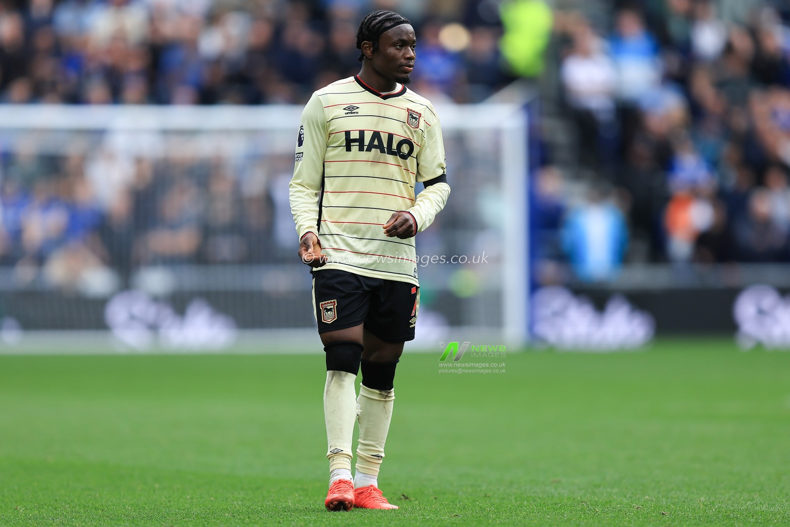 Abdul Fatawu of Ipswich Town during the Premier League match Everton vs Ipswich Town at Hill Dickinson Stadium, Liverpool, United Kingdom on 19 September 2026

(Photo by Jorge Horsted/News Images)