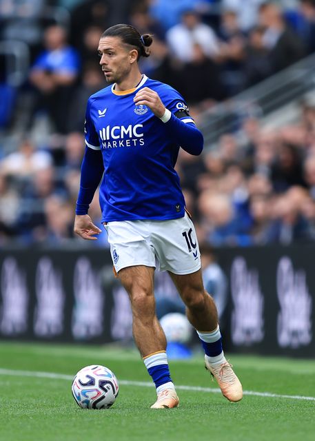 Jack Grealish of Everton controls ball during the Premier League match Everton vs Ipswich Town at Hill Dickinson Stadium, Liverpool, United Kingdom on 19 September 2026

(Photo by Jorge Horsted/News Images)