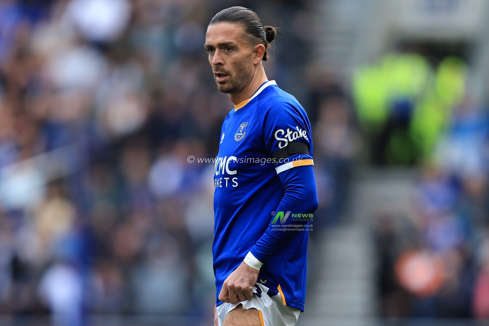 Jack Grealish of Everton during the Premier League match Everton vs Ipswich Town at Hill Dickinson Stadium, Liverpool, United Kingdom on 19 September 2026

(Photo by Jorge Horsted/News Images)