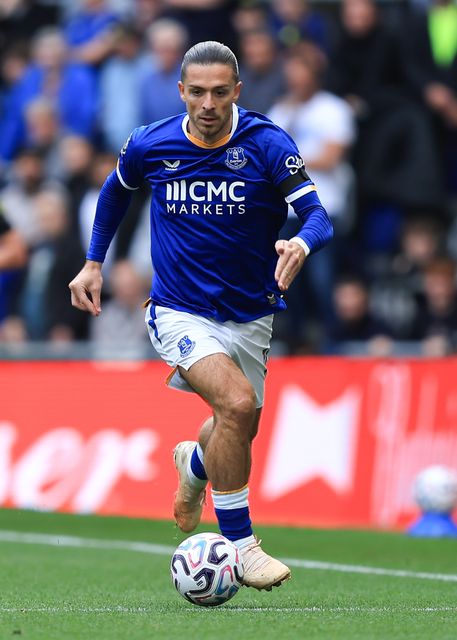 Jack Grealish of Everton controls ball during the Premier League match Everton vs Ipswich Town at Hill Dickinson Stadium, Liverpool, United Kingdom on 19 September 2026

(Photo by Jorge Horsted/News Images)