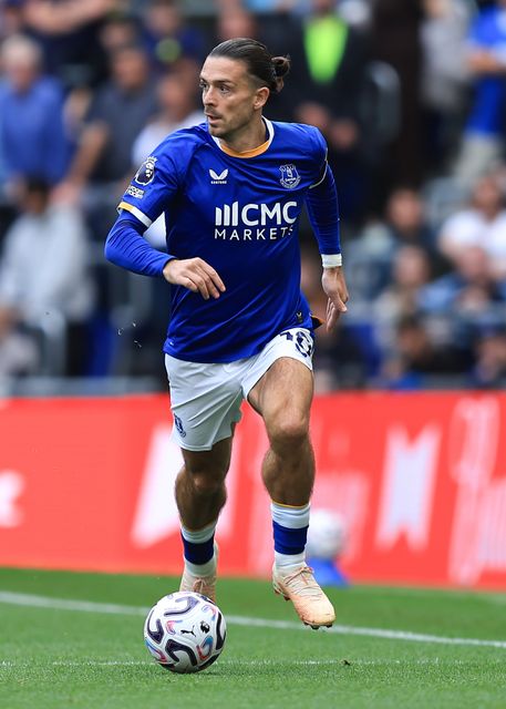 Jack Grealish of Everton controls ball during the Premier League match Everton vs Ipswich Town at Hill Dickinson Stadium, Liverpool, United Kingdom on 19 September 2026

(Photo by Jorge Horsted/News Images)