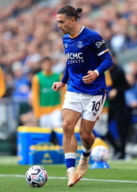 Jack Grealish of Everton controls ball during the Premier League match Everton vs Ipswich Town at Hill Dickinson Stadium, Liverpool, United Kingdom on 19 September 2026

(Photo by Jorge Horsted/News Images)