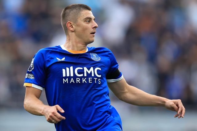 Vitaliy Mykolenko of Everton during the Premier League match Everton vs Ipswich Town at Hill Dickinson Stadium, Liverpool, United Kingdom on 19 September 2026

(Photo by Jorge Horsted/News Images)