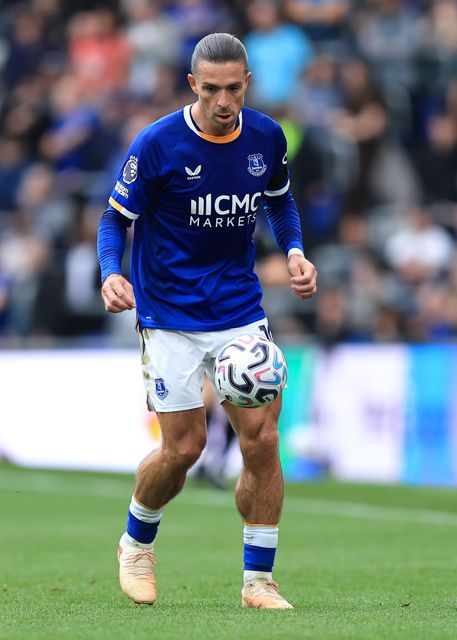 Jack Grealish of Everton controls the ball during the Premier League match Everton vs Ipswich Town at Hill Dickinson Stadium, Liverpool, United Kingdom on 19 September 2026

(Photo by Jorge Horsted/News Images)