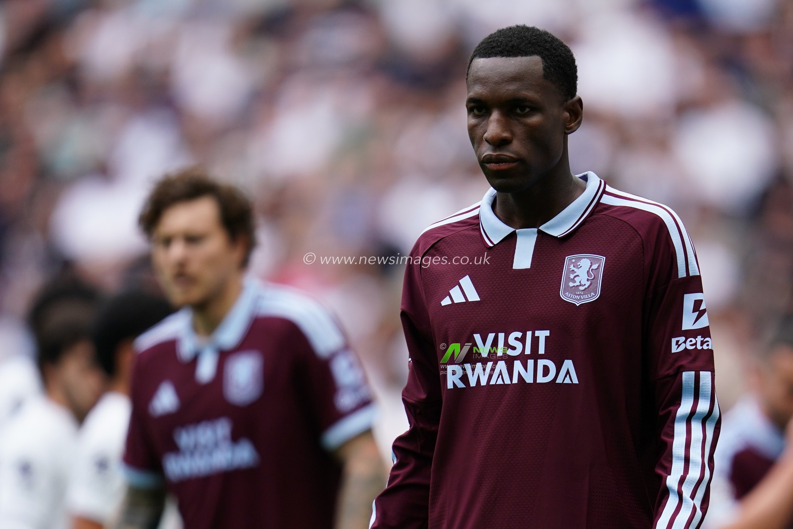 Nicolas Jackson of Aston Villa during the Premier League match Tottenham Hotspur vs Aston Villa at Tottenham Hotspur Stadium, London, United Kingdom on 19 September 2026

(Photo by Harvey Murphy/News Images)
