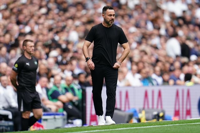 Roberto De Zerbi manager of Tottenham Hotspur during the Premier League match Tottenham Hotspur vs Aston Villa at Tottenham Hotspur Stadium, London, United Kingdom on 19 September 2026

(Photo by Harvey Murphy/News Images)