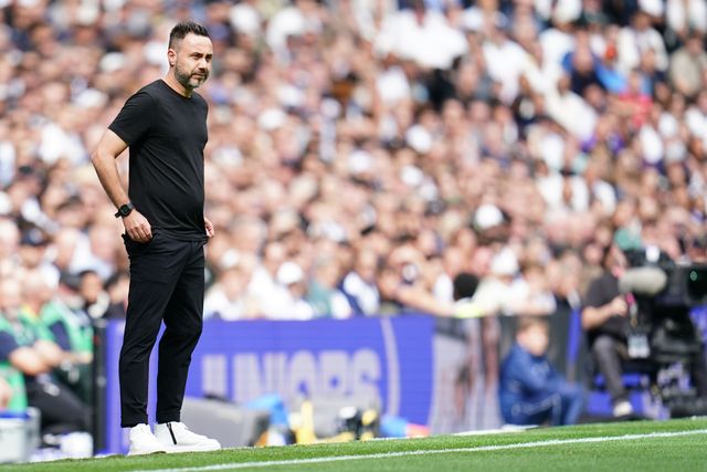 Roberto De Zerbi manager of Tottenham Hotspur during the Premier League match Tottenham Hotspur vs Aston Villa at Tottenham Hotspur Stadium, London, United Kingdom on 19 September 2026

(Photo by Harvey Murphy/News Images)