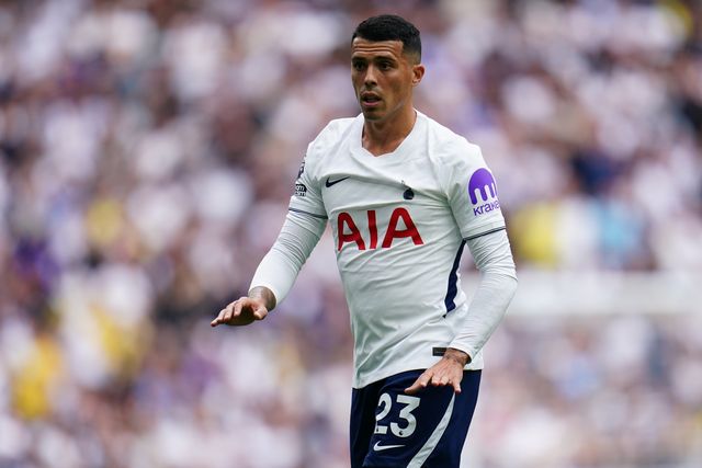 Pedro Porro of Tottenham Hotspur during the Premier League match Tottenham Hotspur vs Aston Villa at Tottenham Hotspur Stadium, London, United Kingdom on 19 September 2026

(Photo by Harvey Murphy/News Images)