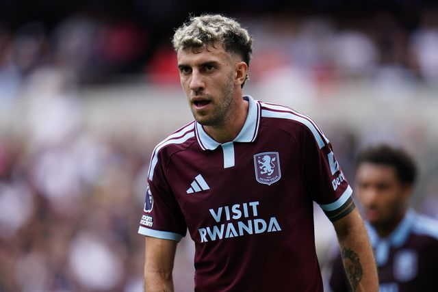 Matteo Ruggeri of Aston Villa during the Premier League match Tottenham Hotspur vs Aston Villa at Tottenham Hotspur Stadium, London, United Kingdom on 19 September 2026

(Photo by Harvey Murphy/News Images)