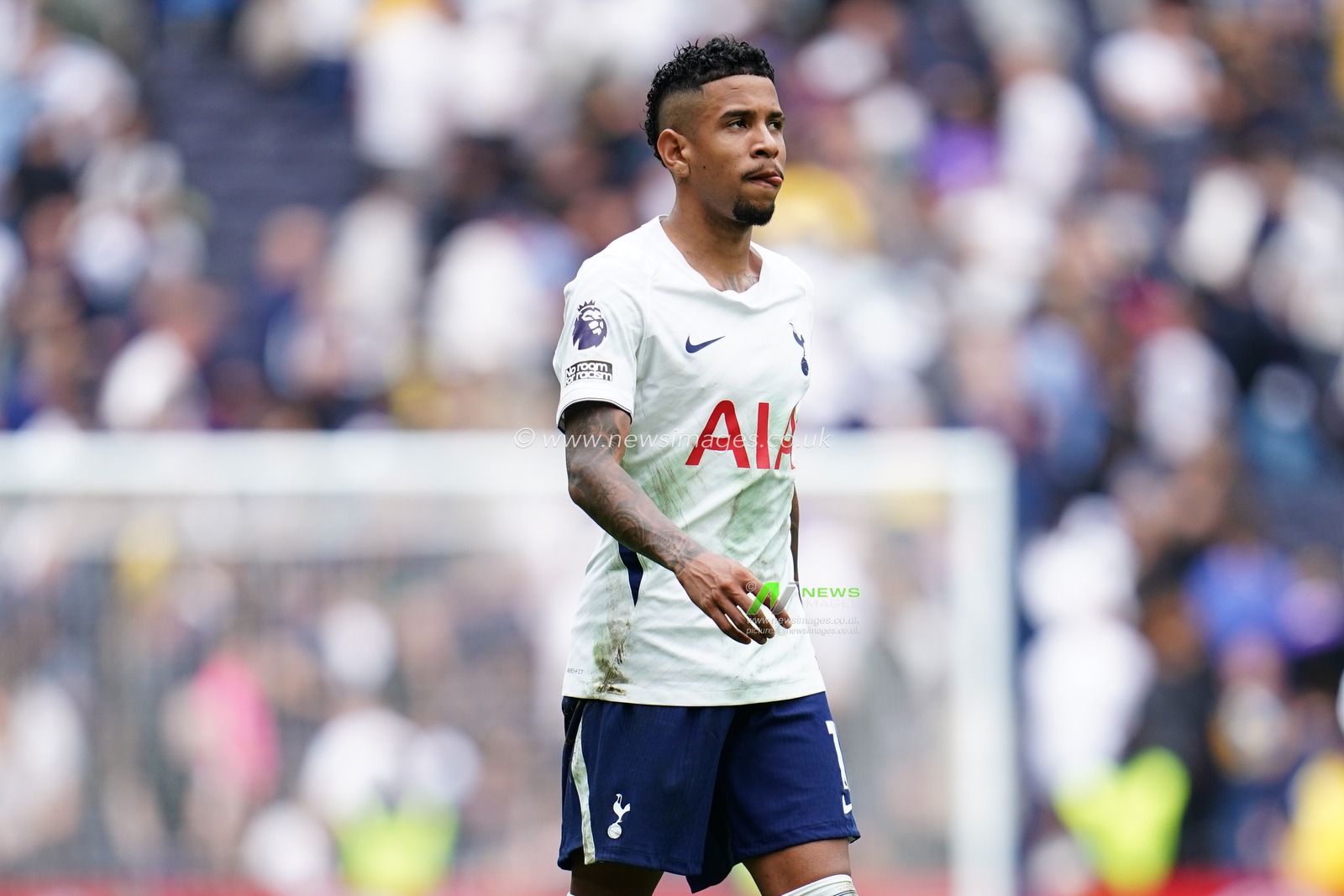 Savio of Tottenham Hotspur at full time during the Premier League match Tottenham Hotspur vs Aston Villa at Tottenham Hotspur Stadium, London, United Kingdom on 19 September 2026

(Photo by Harvey Murphy/News Images)