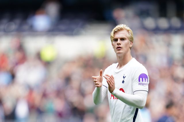 Lucas Bergvall of Tottenham Hotspur during the Premier League match Tottenham Hotspur vs Aston Villa at Tottenham Hotspur Stadium, London, United Kingdom on 19 September 2026

(Photo by Harvey Murphy/News Images)