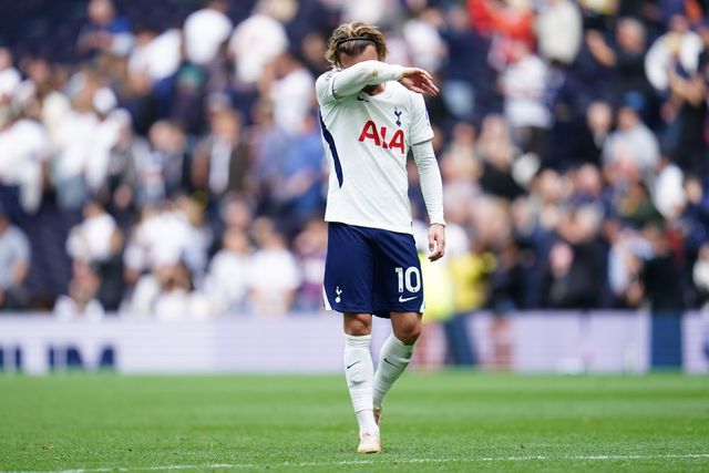 James Maddison of Tottenham Hotspur during the Premier League match Tottenham Hotspur vs Aston Villa at Tottenham Hotspur Stadium, London, United Kingdom on 19 September 2026

(Photo by Harvey Murphy/News Images)