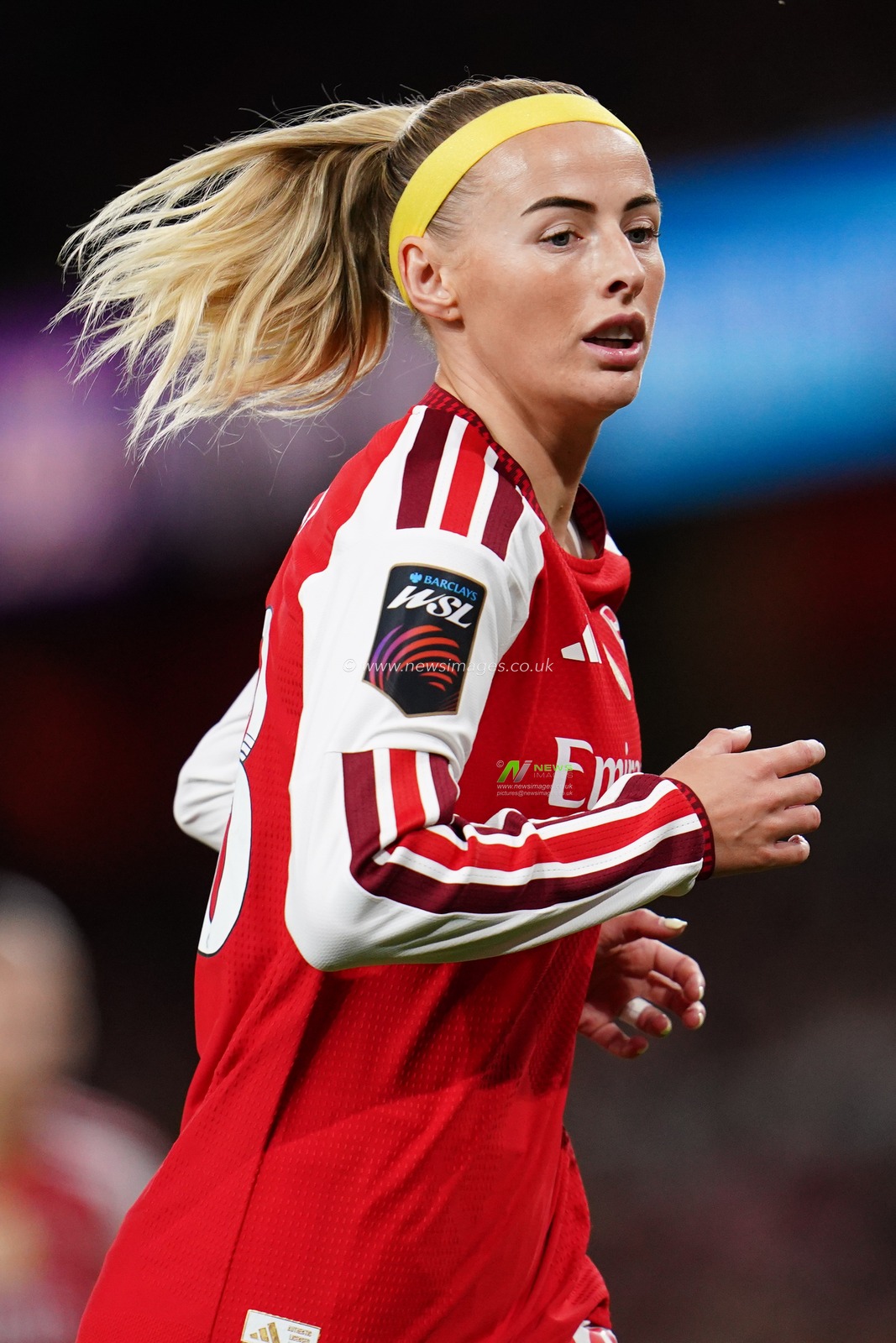 Chloe Kelly of Arsenal during the Women's Super League match Arsenal vs Manchester United at Emirates, London, United Kingdom on 19 September 2026

(Photo by Harvey Murphy/News Images)